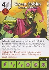 Green Goblin - Norman Osborn - Avengers vs X-Men - Dice Masters card