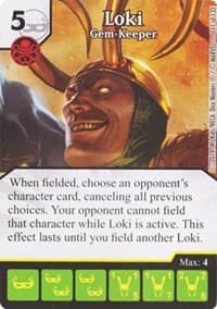 Loki - Gem-Keeper - Avengers vs X-Men - Dice Masters card