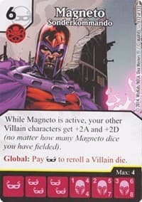 Magneto - Sonderkommando - Avengers vs X-Men - Dice Masters card