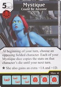 Mystique - Could Be Anyone - Avengers vs X-Men - Dice Masters card