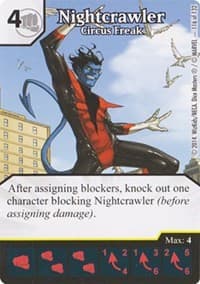 Nightcrawler - Circus Freak - Avengers vs X-Men - Dice Masters card