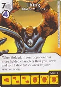 Thing - Idol of Millions - Avengers vs X-Men - Dice Masters card