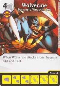 Wolverine - Formerly Weapon Ten - Avengers vs X-Men - Dice Masters card