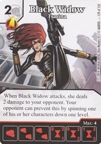 Black Widow - Tsarina - Avengers vs X-Men - Dice Masters card