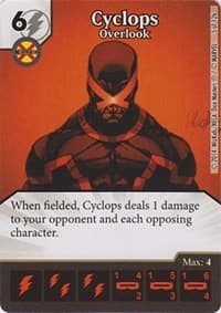 Cyclops - Overlook - The Uncanny X-Men - Dice Masters card