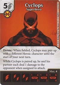Cyclops - Superhero - The Uncanny X-Men - Dice Masters card
