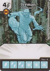 Iceman - Cryokinetic - The Uncanny X-Men - Dice Masters card