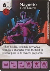Magneto - Field Control - The Uncanny X-Men - Dice Masters card