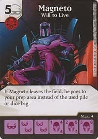 Magneto - Will to Live - The Uncanny X-Men - Dice Masters card