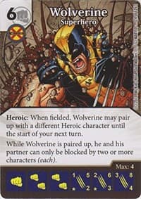 Wolverine - Superhero - The Uncanny X-Men - Dice Masters card