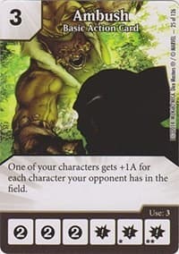 Ambush - The Uncanny X-Men - Dice Masters card