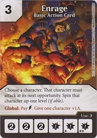 Enrage - The Uncanny X-Men - Dice Masters card