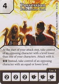 Possession - The Uncanny X-Men - Dice Masters card
