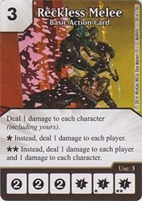 Reckless Melee - The Uncanny X-Men - Dice Masters card