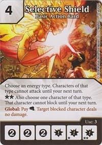 Selective Shield - The Uncanny X-Men - Dice Masters card