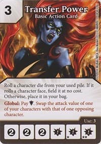 Transfer Power - The Uncanny X-Men - Dice Masters card