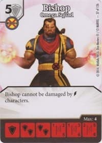 Bishop - Omega Squad - The Uncanny X-Men - Dice Masters card