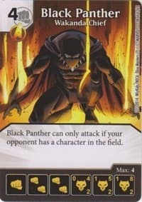 Black Panther - Wakanda Chief - The Uncanny X-Men - Dice Masters card