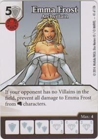 Emma Frost - Archvillain - The Uncanny X-Men - Dice Masters card