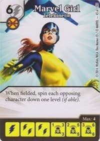 Marvel Girl - Telekinetic - The Uncanny X-Men - Dice Masters card