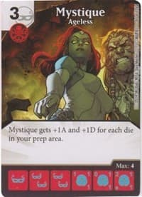 Mystique - Ageless - The Uncanny X-Men - Dice Masters card