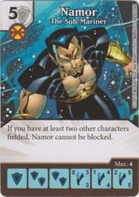 Namor - The Sub-Mariner - The Uncanny X-Men - Dice Masters card