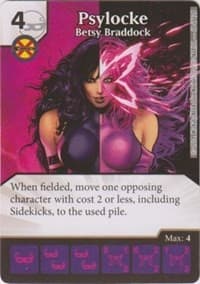 Psylocke - Betsy Braddock - The Uncanny X-Men - Dice Masters card
