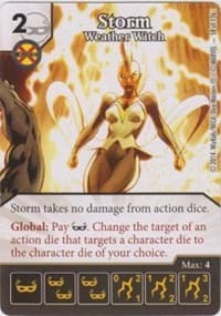 Storm - Weather Witch - The Uncanny X-Men - Dice Masters card
