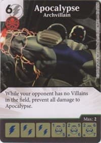 Apocalypse - Archvillain - The Uncanny X-Men - Dice Masters card