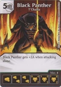 Black Panther - T'Challa - The Uncanny X-Men - Dice Masters card