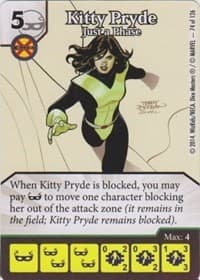 Kitty Pryde - Just a Phase - The Uncanny X-Men - Dice Masters card
