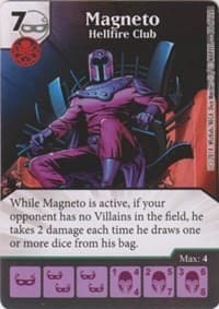 Magneto - Hellfire Club - The Uncanny X-Men - Dice Masters card