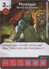 Mystique - Raven Darkholme - The Uncanny X-Men - Dice Masters card