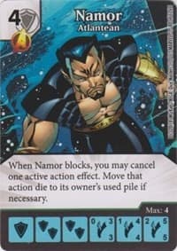 Namor - Atlantean - The Uncanny X-Men - Dice Masters card