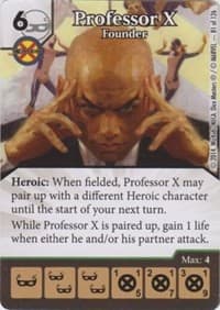 Professor X - Founder - The Uncanny X-Men - Dice Masters card