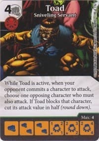 Toad - Sniveling Servant - The Uncanny X-Men - Dice Masters card