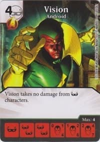 Vision - Android - The Uncanny X-Men - Dice Masters card
