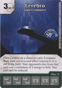 Cerebro - Supercomputer - The Uncanny X-Men - Dice Masters card