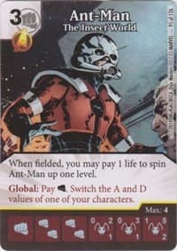 Ant-Man - The Insect World - The Uncanny X-Men - Dice Masters card