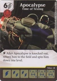 Apocalypse - Time of Testing - The Uncanny X-Men - Dice Masters card