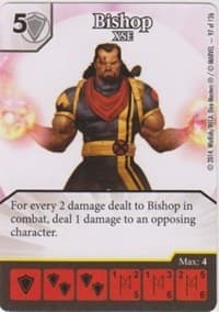 Bishop - XSE - The Uncanny X-Men - Dice Masters card