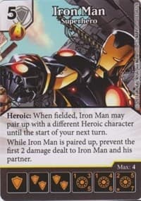 Iron Man - Superhero - The Uncanny X-Men - Dice Masters card
