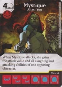 Mystique - Alias: You - The Uncanny X-Men - Dice Masters card