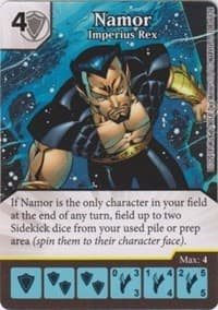 Namor - Imperius Rex - The Uncanny X-Men - Dice Masters card