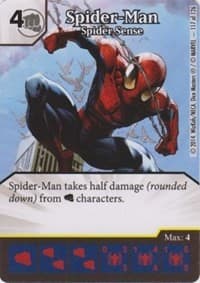 Spider-Man - Spider Sense - The Uncanny X-Men - Dice Masters card