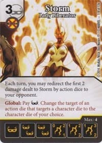 Storm - Lady Liberator - The Uncanny X-Men - Dice Masters card