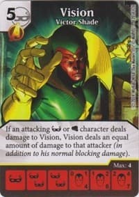 Vision - Victor Shade - The Uncanny X-Men - Dice Masters card