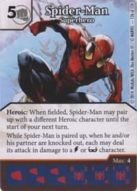 Spider-Man - Superhero - The Uncanny X-Men - Dice Masters card