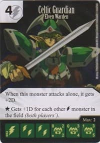Celtic Guardian - Elven Warden - Yu-Gi-Oh! Series One - Dice Masters card