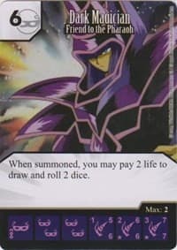 Dark Magician - Friend to the Pharaoh - Yu-Gi-Oh! Series One - Dice Masters card